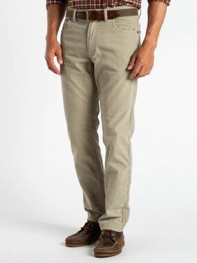 Duck Head Holston Corduroy 5 Pocket Khaki